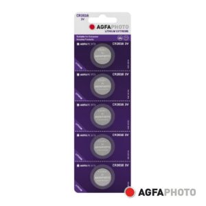 Pilhas Lítio Cell-CR2016 3V Pack-5 Agfaphoto
