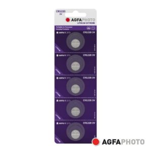 Pilhas Lítio Cell-CR1220 3V Pack-5 Agfaphoto