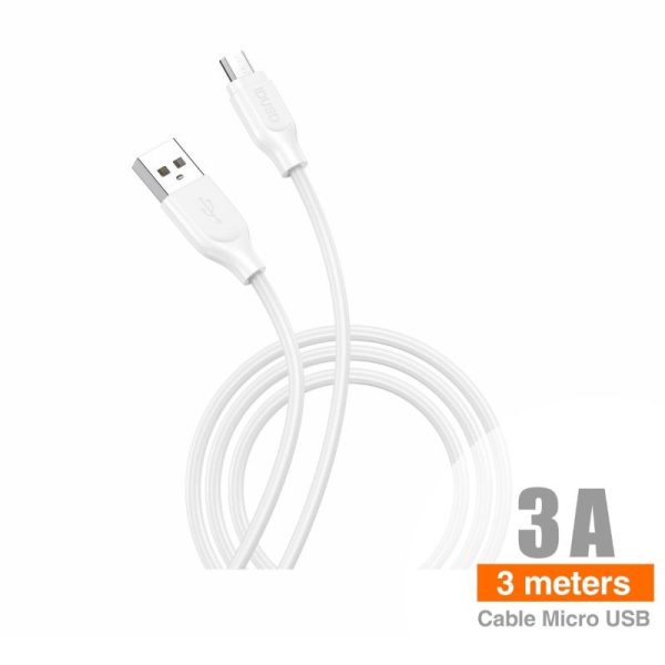 Cabo Micro USB 3A 3Mts C131B – Idusd