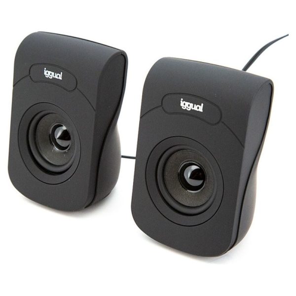 Coluna 2.0 6W Jack + USB Iggual