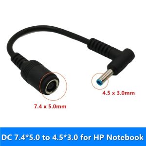 Adaptador HP DC (F) 7.4x5.0mm Para (M) 4.5x3.0mm