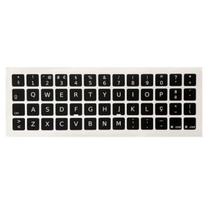Autocolantes Teclado PT MacBook Preto
