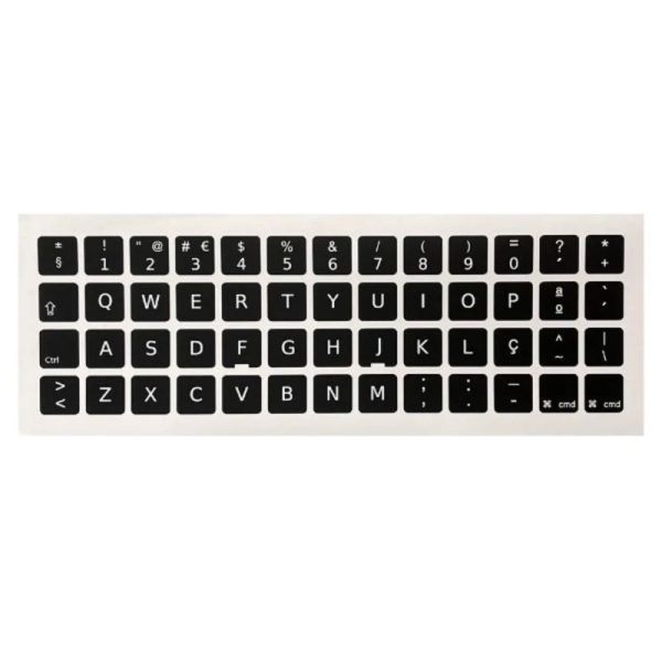 Autocolantes Teclado PT MacBook Preto