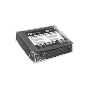 Pano Microfibra Terry 35x38cm 240g Preto Pack-5