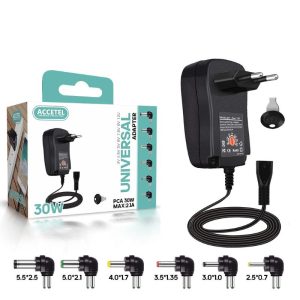 Carregador Universal de 30W 3V-12V Máx. 2.1A