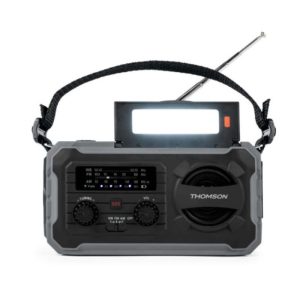 Radio Solar Portatil SOS - AM/FM - Bateria de 8000mAh Thomson