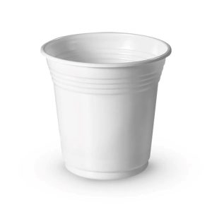 Copos Plástico 100ml 3oz Branco 50unid.