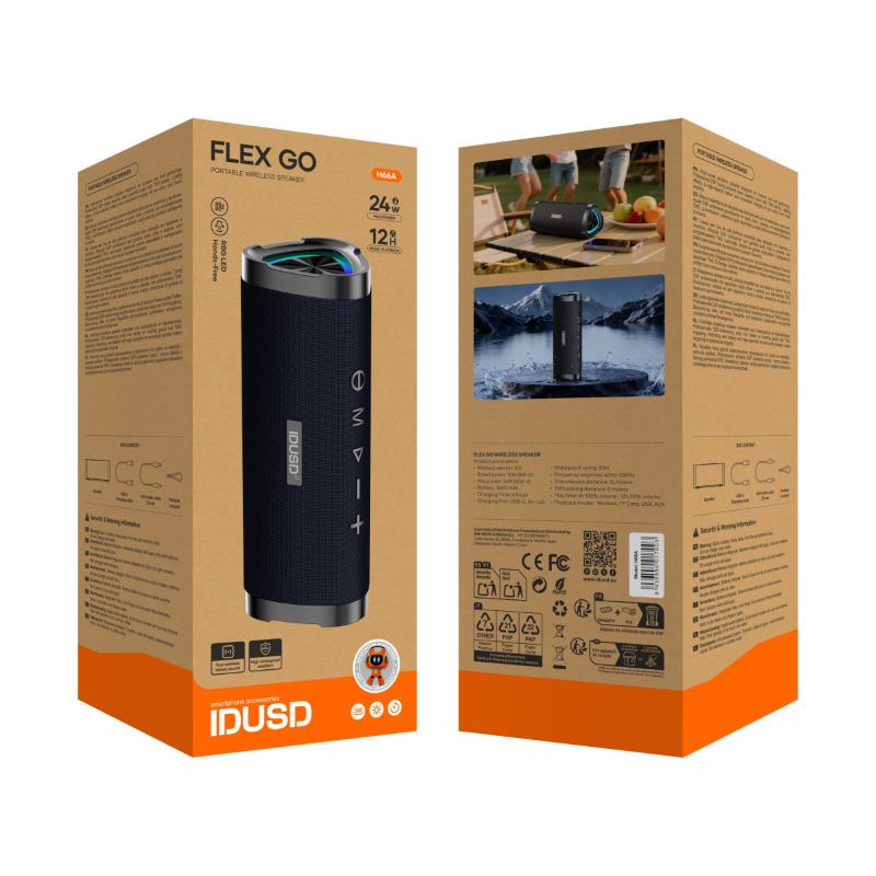 Coluna Bluetooth Flex Go 24W H66A - Idusd - Image 2