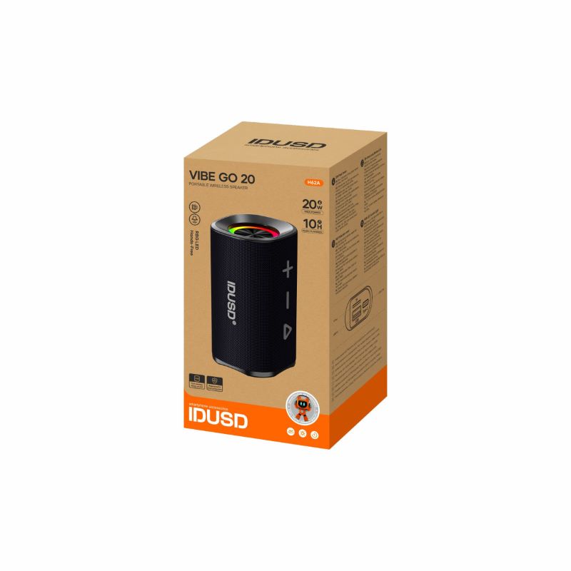 Coluna Bluetooth Vibe Go 20W H62A - Idusd - Image 2