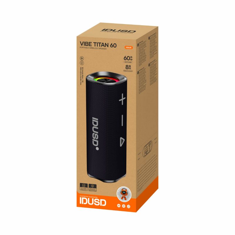 Coluna Bluetooth Vibe Titan 60W H64A - Idusd - Image 2