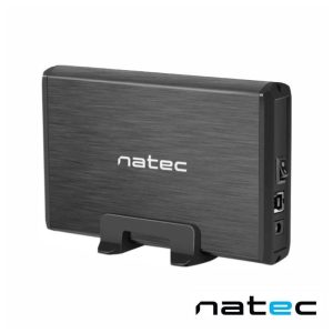 Caixa P/ Discos Rhino HDD 3.5" USB 3.0 SATA III Aluminio Natec