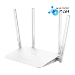 Router WiFi AC1200 Dual Banda - 1 x Porta Lan 1000/100/10 Mbps e 4 x Portas Lan 1000/100/10 Mbps - 4 Antenas Externas Cudy