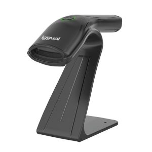 Leitor Código de Barras C/ Fios 2D USB C/ Suporte Iggual