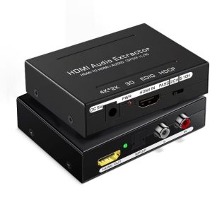 Conversor Extrator de Audio HDMI->HDMI+Toslink+RCA Prok