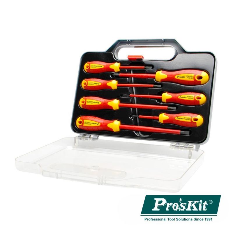 Conjunto De 7 Chaves Fendas / Philips VDE 1000V Proskit